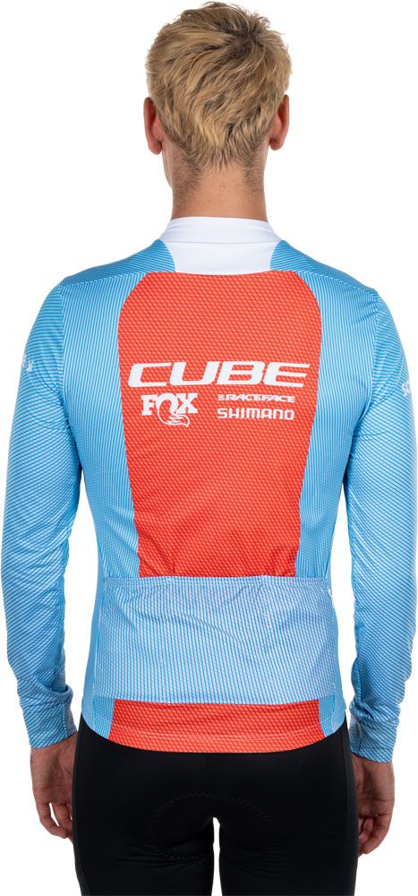 Cube road xc x factory racing - long sleeve jersey | m