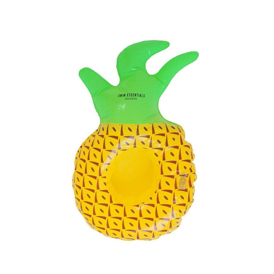 Tropische gelukzaligheid | meerkleurige opblaasbare bekerhouder ananas