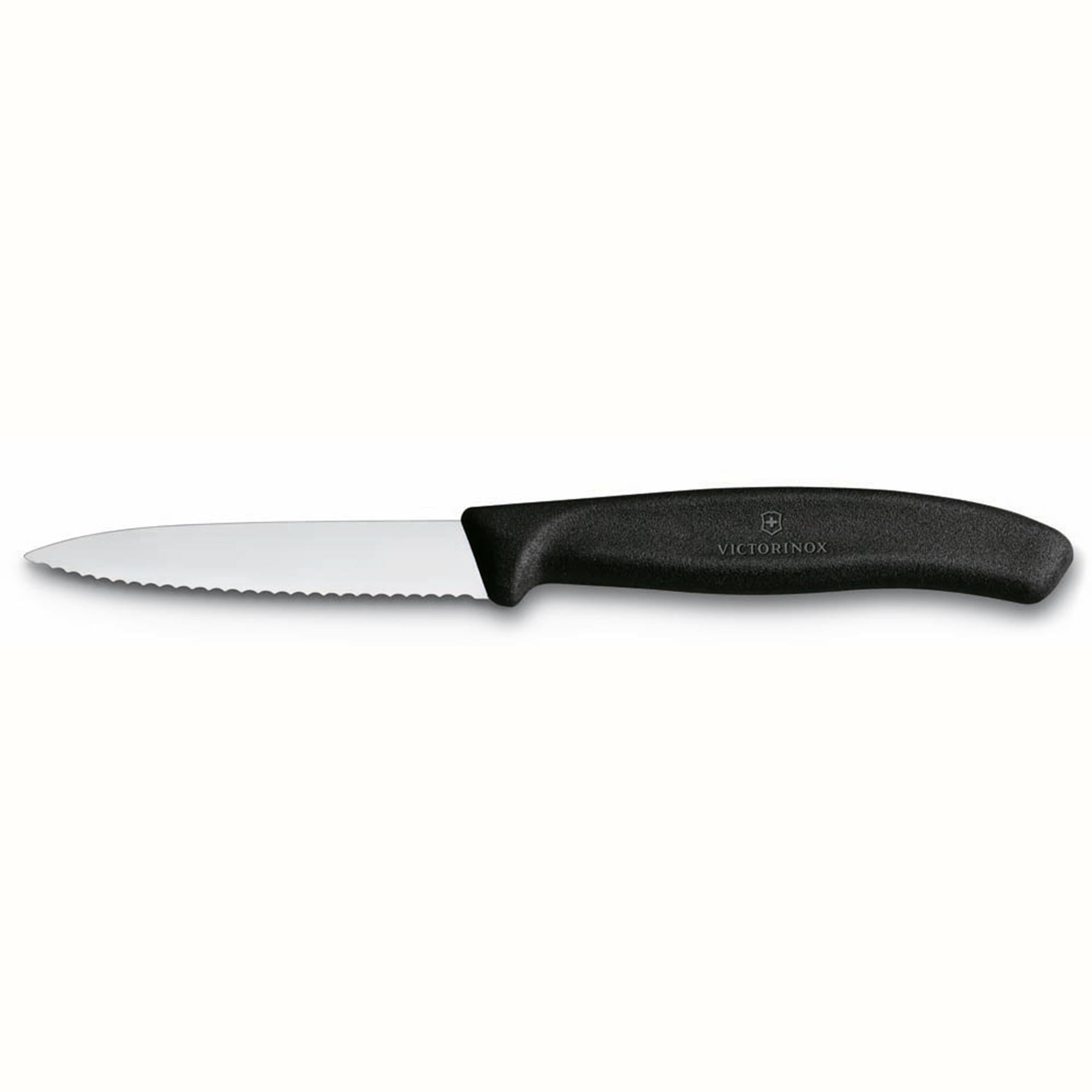 Victorinox schilmesje gekarteld zwart