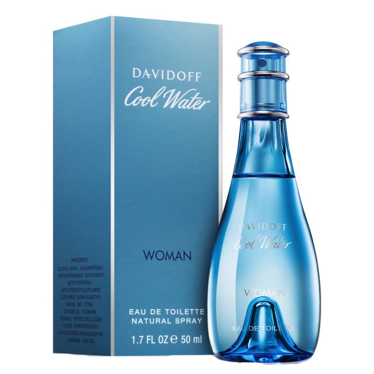 Davidoff eau de toilette spray coolwater vrouw 50ml dames