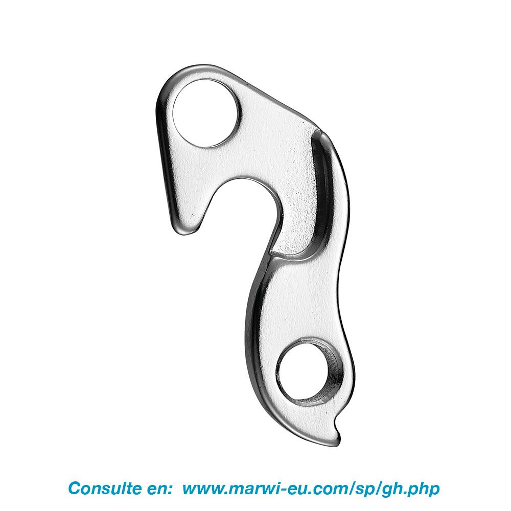 Union derailleurpad GH-083 met schroefset M8x0.75