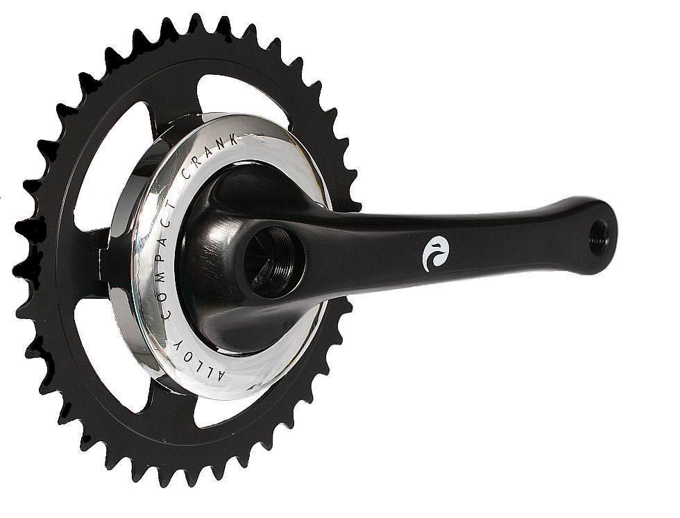 Batavus crank set icb 38t alu black silver