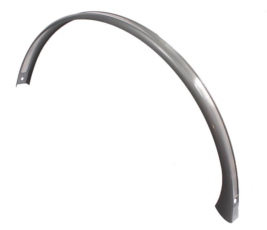 Curana spatbord achter anp 28 zilver
