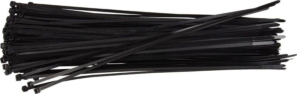 Unbranded kabelbinders 4.8x390 zwart zak a 100