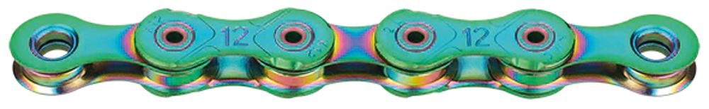 Kmc x12l chain, aur green 12 compartments 126gl wax