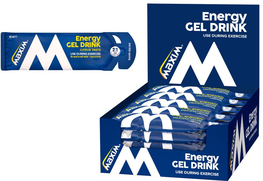 Maxim energy gel drink citrus