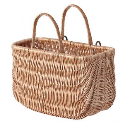 Panier à vélo Basil Swing 42 x 20 x 26 cm - laqué naturel