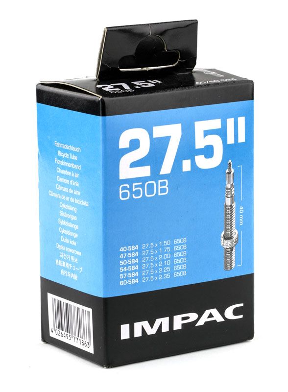 Impac (schwalbe) binnenband sv21 27,5 inch (40 60-584) 40mm