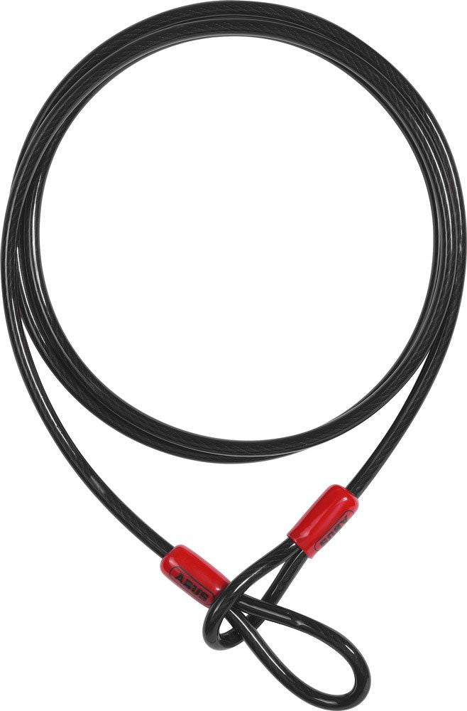 Abus Cobra 10 200 - Kabelslot, 2m, Zwart