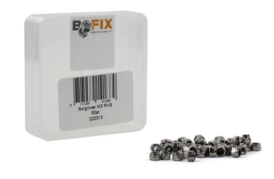 Bofix Borgmoer M3 Roestvrijstaal (P50)