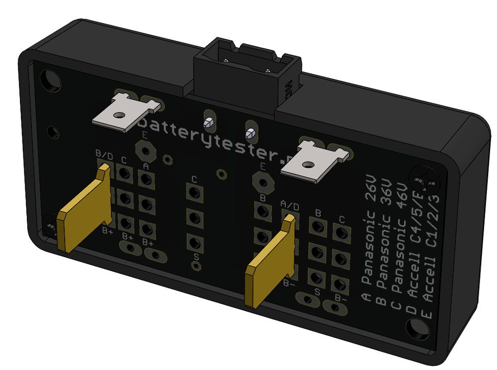 Kabeldeel Accutester voor Accell E-Motion C4, C5, B300-500, E300-500 (36V)