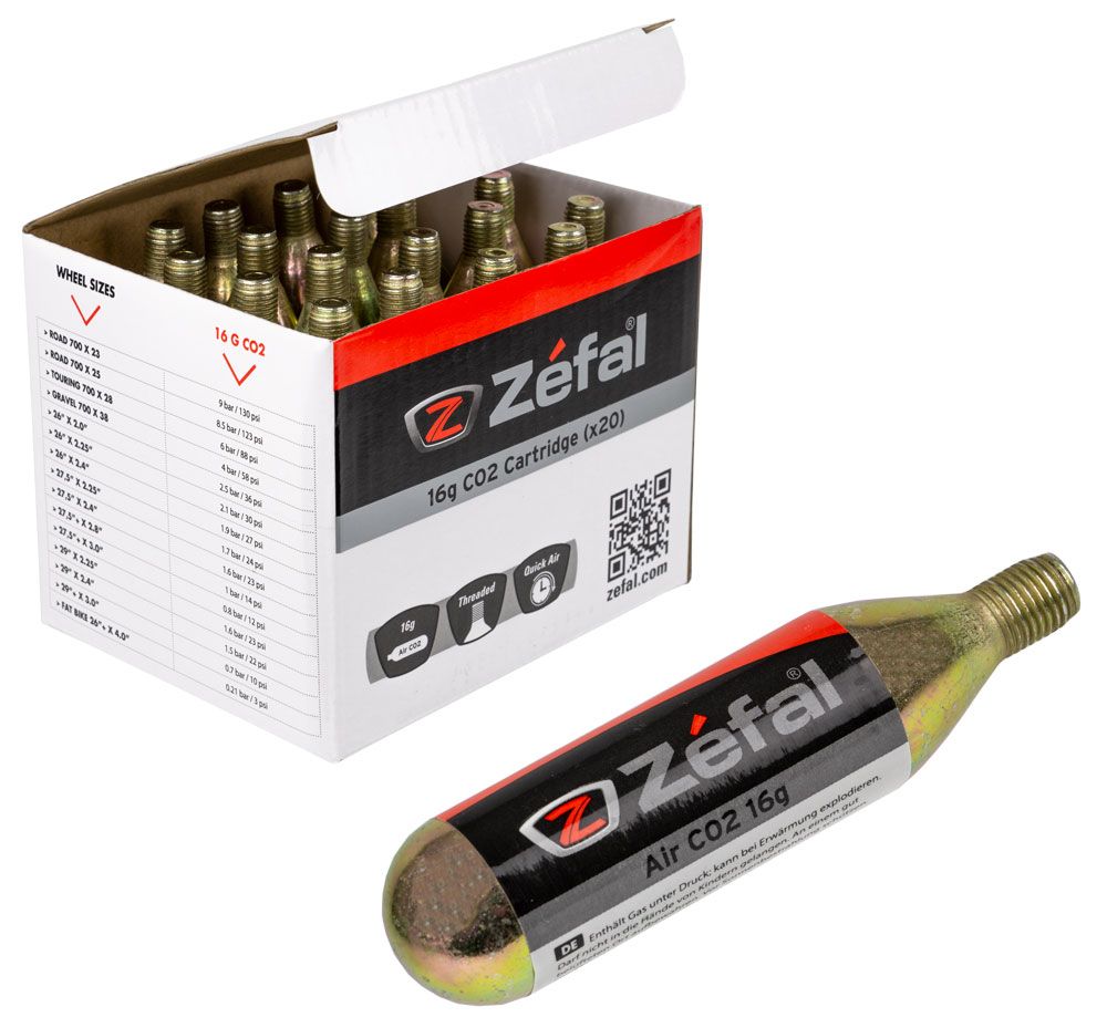 Zefal display co2 patroon zef 16gr pot a 20