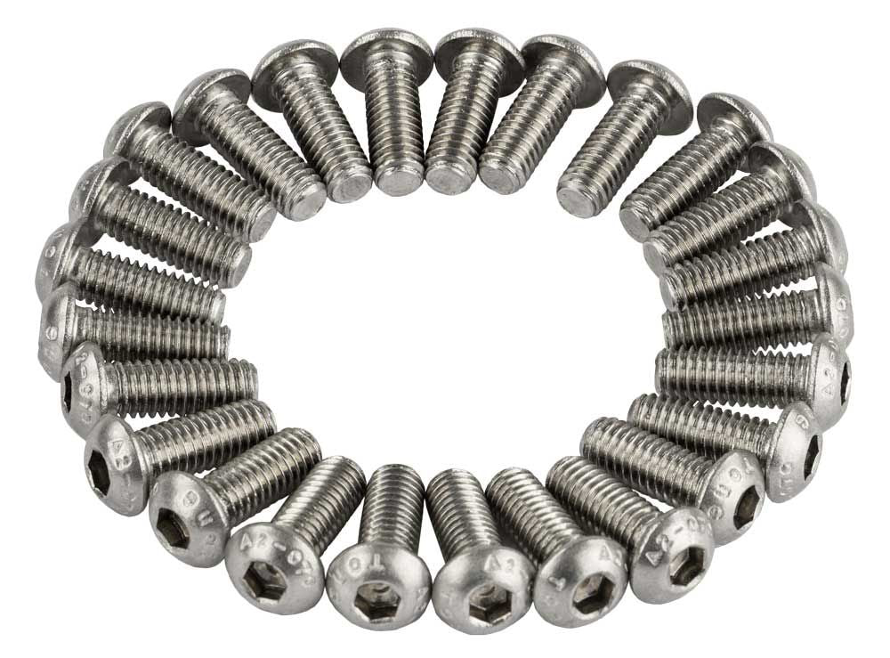 Wuerth anp bout m6x16 inbus rvs iso7380-1 a2-070 ds a 25