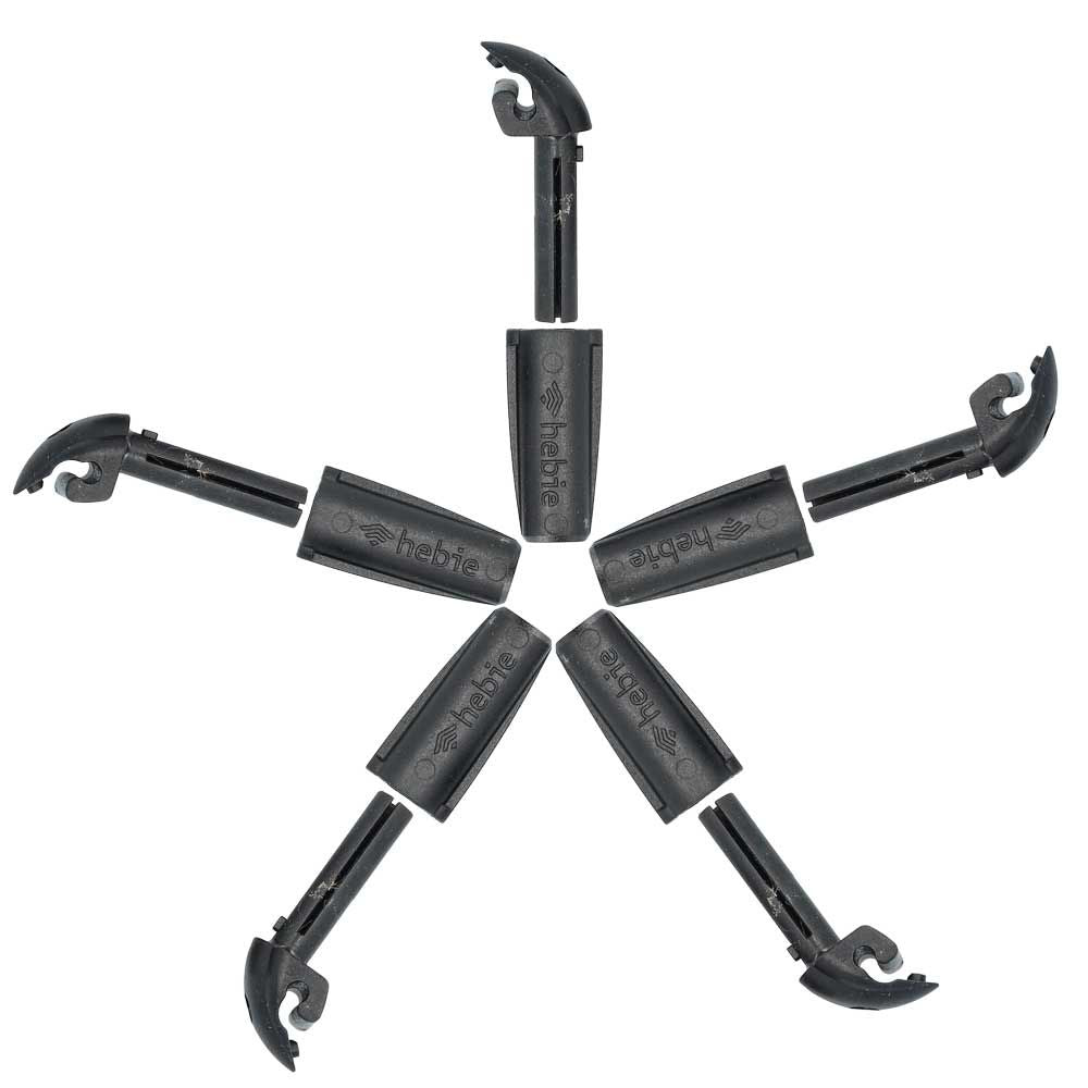 Eurofender spatd ef bev gripclip zw pvc set a 5