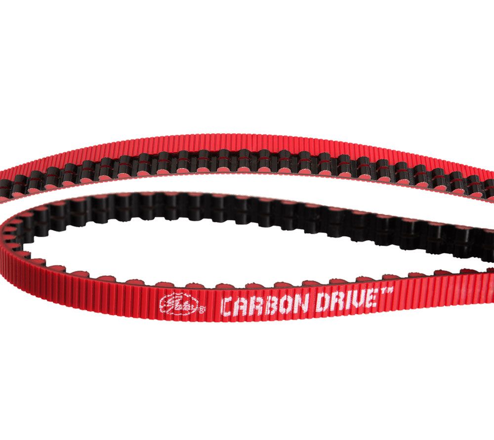 Gates aandrijfriem cdx carbon aandrijving 115t 1265x12mm rood