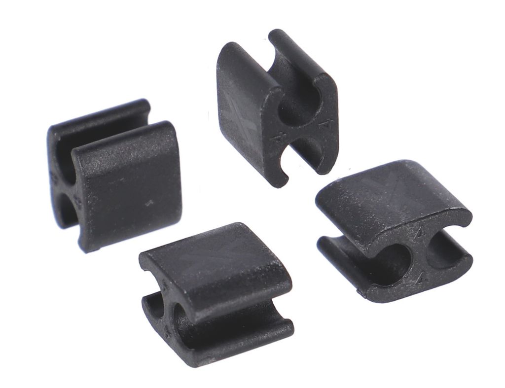 Xlc kabed kabelclip 4mm zw ds a 4 brx120