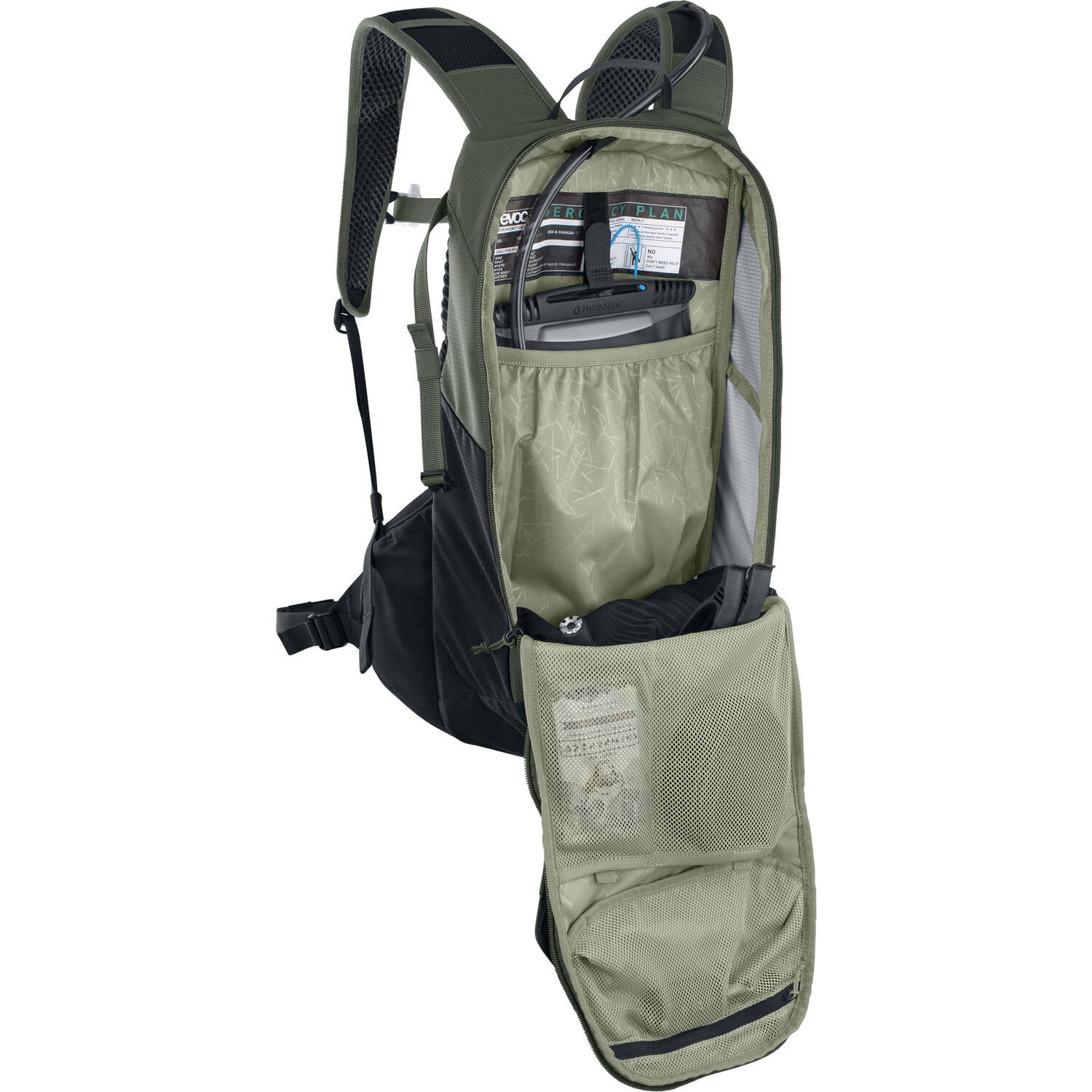 Evoc - ride 12 dark olive black onze size 12l