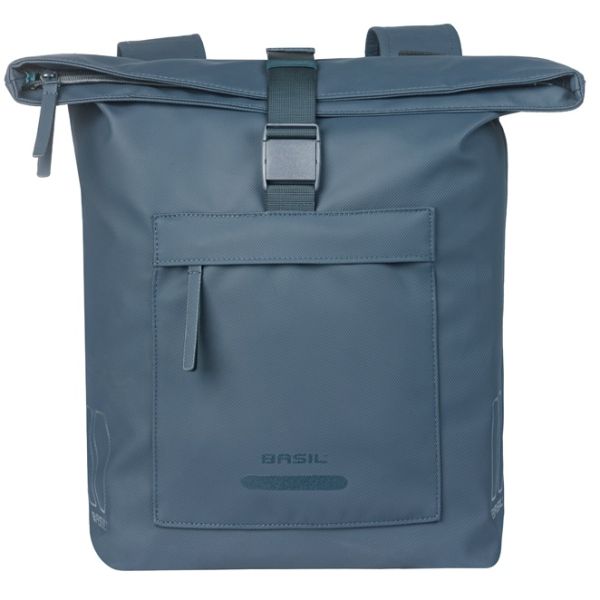 Basil b.v. dubbele fietstas basil brooklyn 41l 14 x 30 x 37 cm - blauw