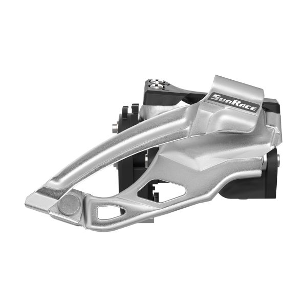 Voorderailleur Sunrace Ms66 2X10 Dual Pull Zilver