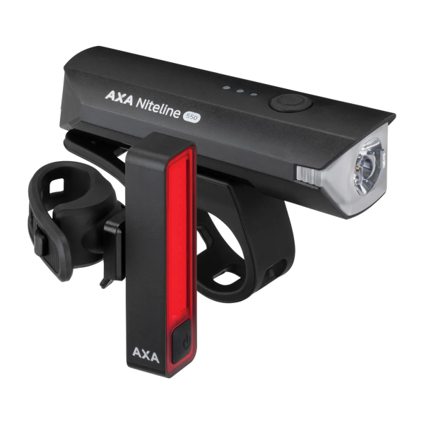 Axa verlichtingsset niteline 550 - usb (op kaart)