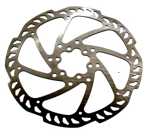 Tektro tr160-24 remschijf rotor ø160mm 6-punts zilver