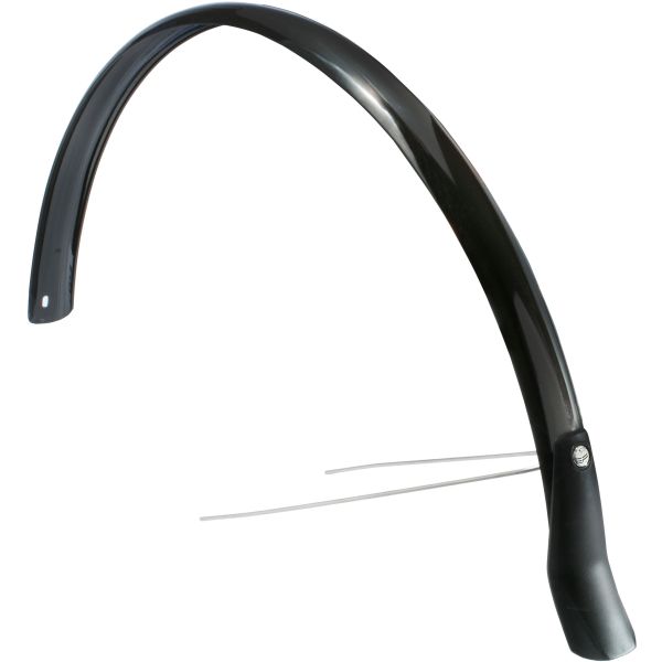 Eurofender snello achterspatbord 46mm - 28 inch zwart
