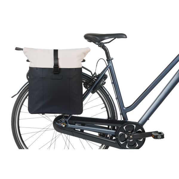 Basil b.v. fietsshopper basil vive mik 15-20l 11 x 29 x 34 cm - zwart wit