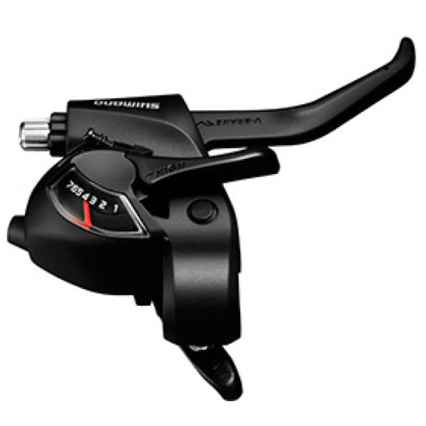 Shimano shifter (right) with brake lever 7 speed st-ef41 - black