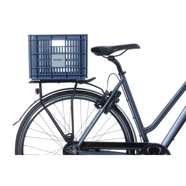 Basil fietskrat M - medium - 29,5 liter - blauw