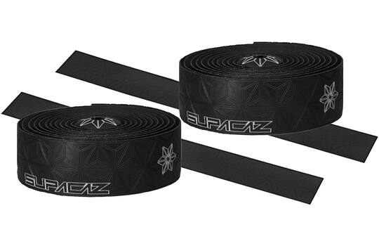 Supacaz - super sticky kush galaxy stuurlint zwart met inclusief aluminium stuurplug