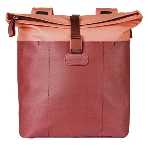 Basil b.v. dubbele fietstas basil vive 28-35l 14 x 30 x 38 cm - bordeaux roze