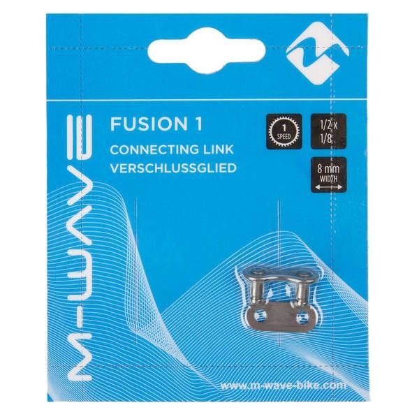 Maillon de connexion M-Wave, simple vitesse 8mm (paquet suspendu)
