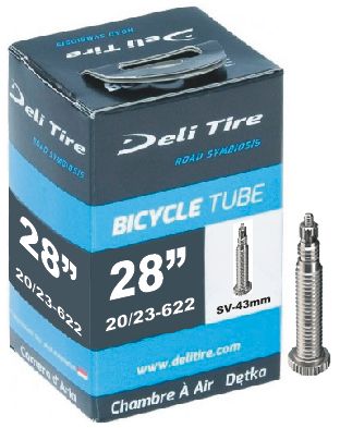 Deli Buitenband binnenband sv15 28 inch race 18 25-622 43 mm frans