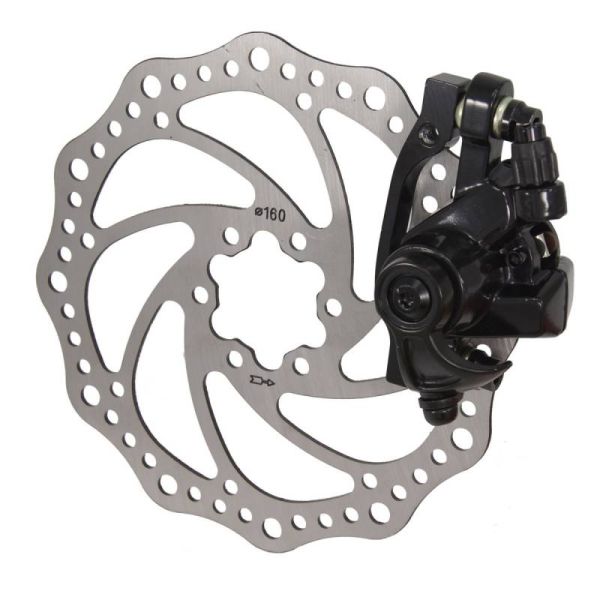 schijf mechanischeremset DM33 160 mm voor + achter
