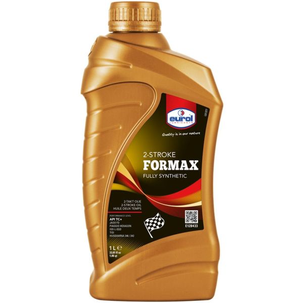 Huile entièrement synthétique Eurol Formax Super 2 temps - 1 litre