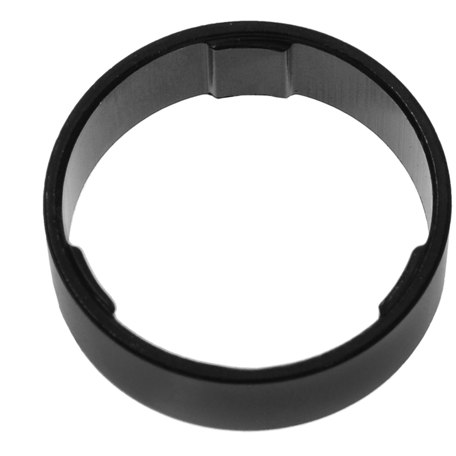 Trivio - spacer 10mm 1 1 8 aluminium zwart - 5 stuks