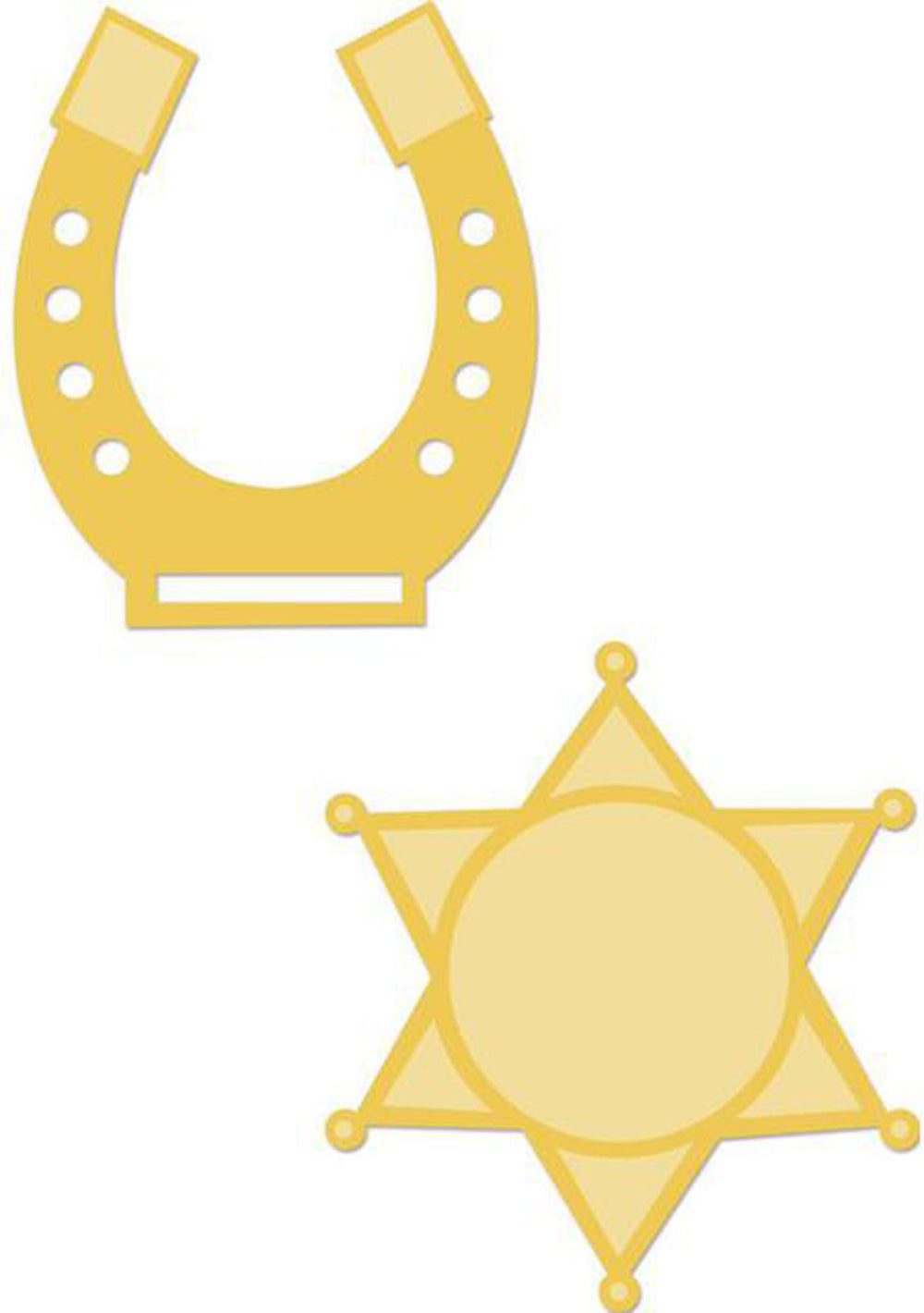 Kaisercraft • decorative die horseshoe badge