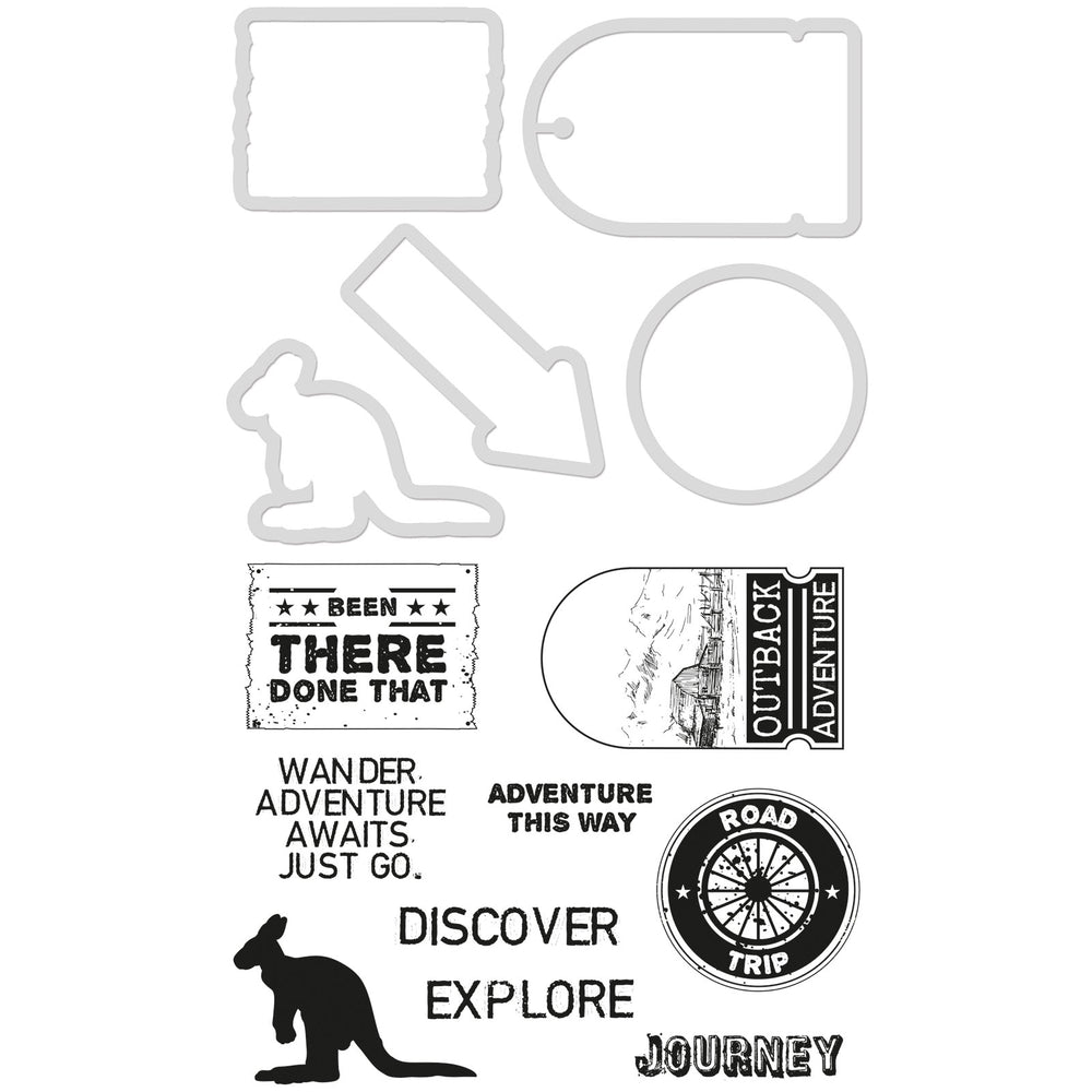 Kaisercraft • decorative die stamp adventure