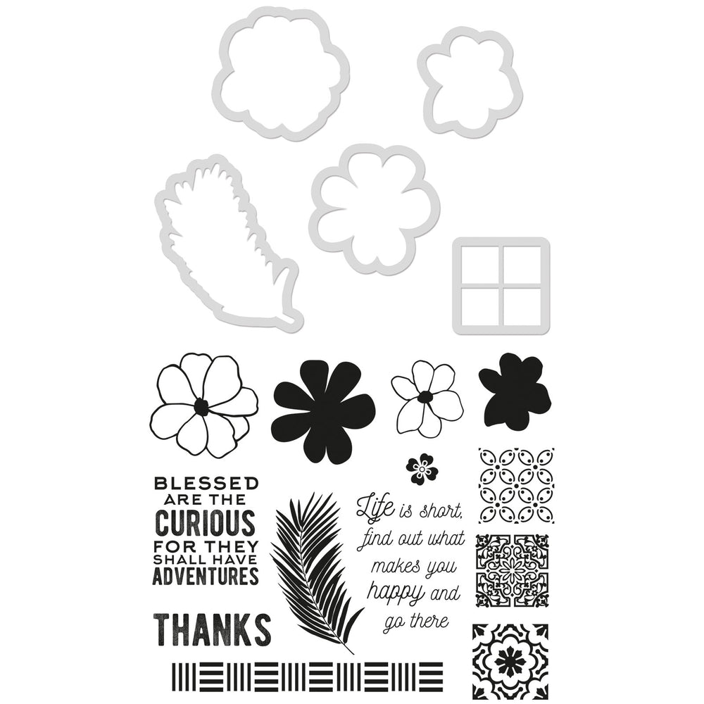 Kaisercraft • decorative die stamp tropics
