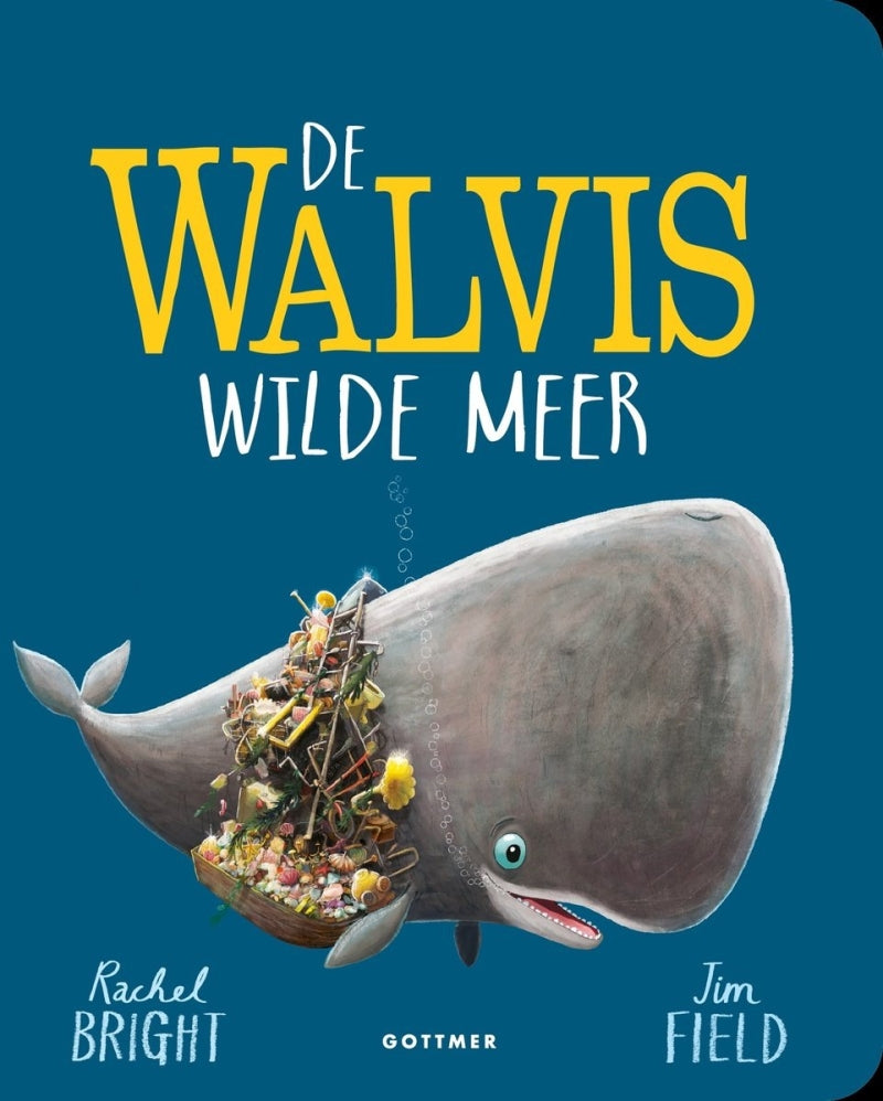 Gottmer de walvis wilde meer ( kartonboek)