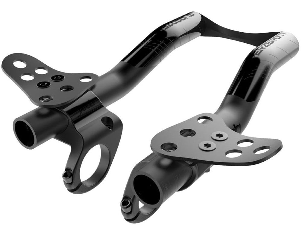 Deda Clip-On Superzero TT extensions, 190mm, zwart ano