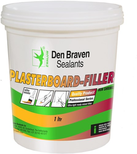 Den braven zwaluw plasterboard-filler 1 ltr - 12002320 - 12002320