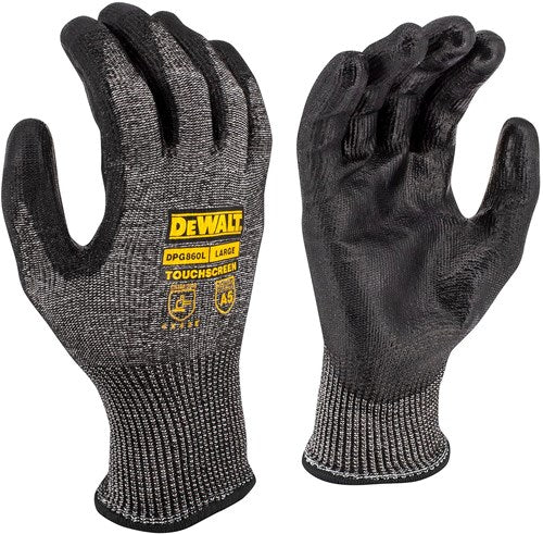 Dewalt 13g a4 touch l werkhandschoen met a4-niveau snijbestendigheid - dpg860leu