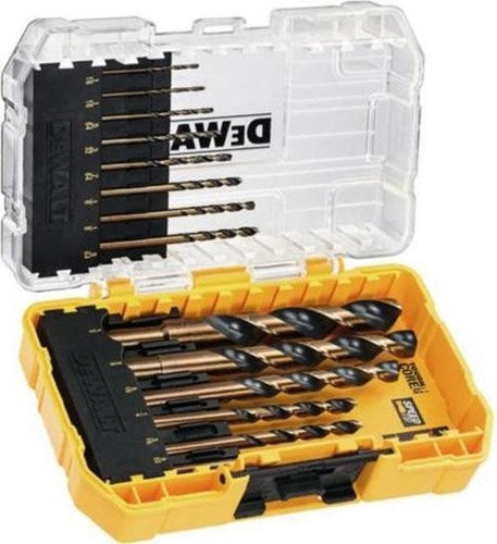 Dewalt accessoires dt70727-qz | metaalborenset | black gold | 1-8 mm | 14-delig | in casette - dt70727-qz