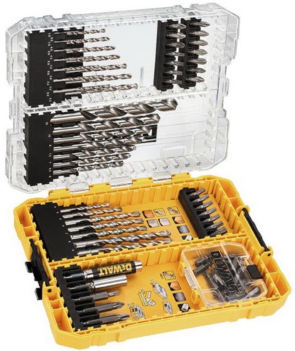 Dewalt accessoires dt70761-qz | 72-delig gemengde boor- en bitset - dt70761-qz