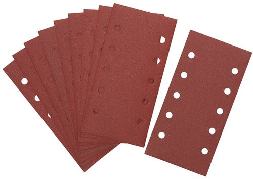Dewalt accessoires schuurpapier 1 2, 115x228mm, velcro, 10 gaten, k120 - dt8552-qz