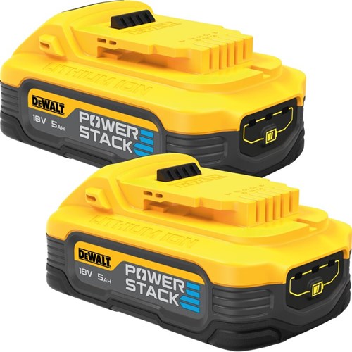 Dewalt dcbp518h2-xj | accu | powerstack - twin pack | 18v xr | 5.0ah - dcbp518h2-xj