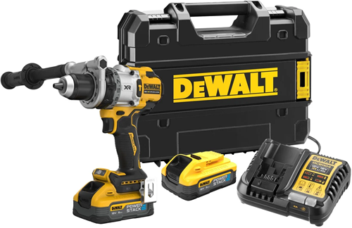 Dewalt dcd1007h2t accu klopboormachine koolborstelloos | 18v 5.0ah powerstack in t-stak - dcd1007h2t-qw