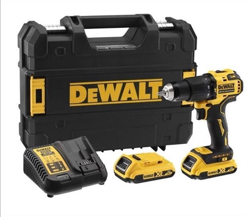 Dewalt -dcd709d2t-qw-accu-klopboorschroefmachine-18v - 2 x 2 ah li-ion