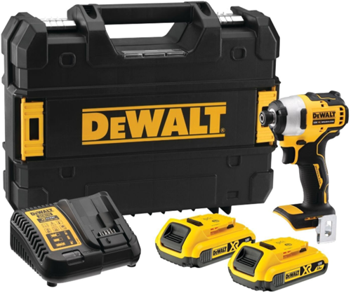 Dewalt dcf809d2t | slagschroevendraaier | koolborsteloos | 18v | 2.0ah li-ion | in tstak - dcf809d2t-qw